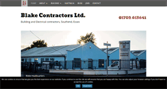 Desktop Screenshot of blakecontractors.co.uk
